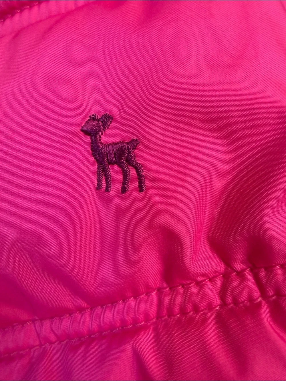Old Navy Frost Free Girls XL / 14 Hot Pink Full Zip Puffer Vest